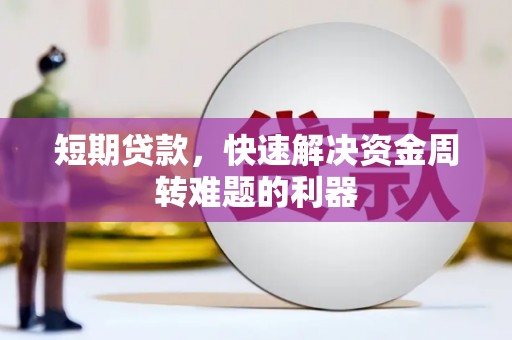 琉球短期贷款，快速解决资金周转难题的利器