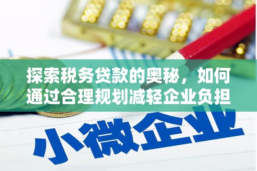 琉球探索税务贷款的奥秘，如何通过合理规划减轻企业负担
