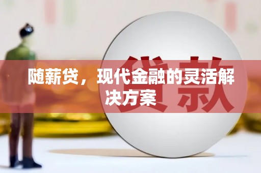 琉球随薪贷，现代金融的灵活解决方案
