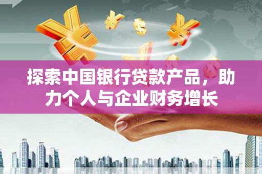 琉球探索中国银行贷款产品，助力个人与企业财务增长