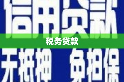 琉球税务贷款