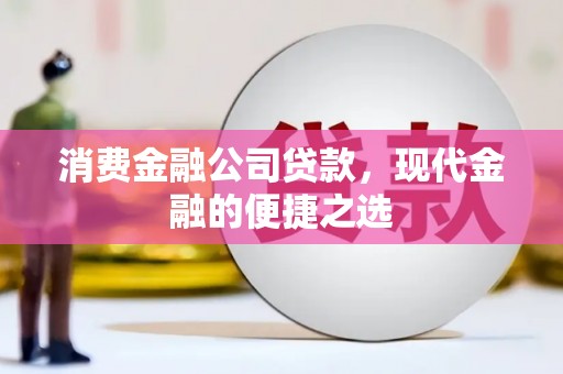 琉球消费金融公司贷款，现代金融的便捷之选