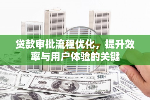琉球贷款审批流程优化，提升效率与用户体验的关键