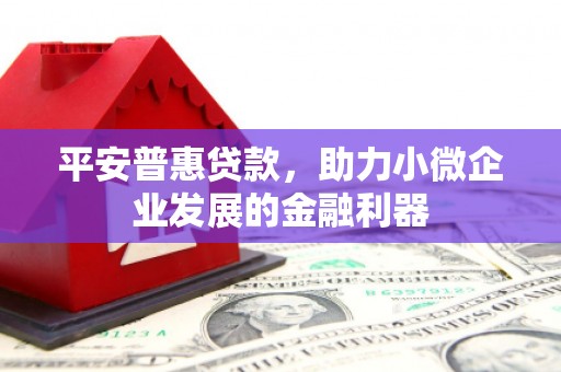 琉球平安普惠贷款，助力小微企业发展的金融利器