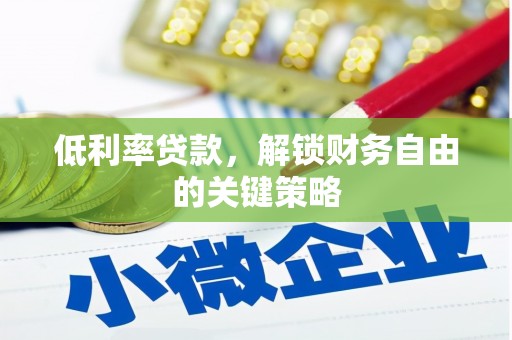 琉球低利率贷款，解锁财务自由的关键策略