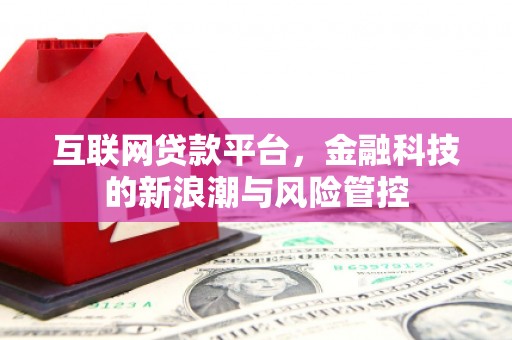 琉球互联网贷款平台，金融科技的新浪潮与风险管控