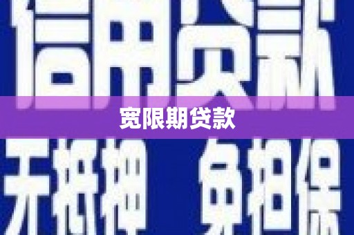 琉球宽限期贷款