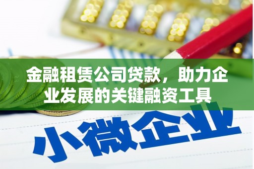 琉球金融租赁公司贷款，助力企业发展的关键融资工具