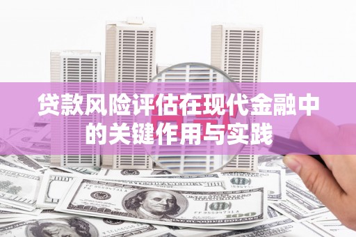 琉球贷款风险评估在现代金融中的关键作用与实践