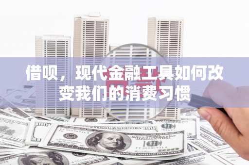 琉球借呗，现代金融工具如何改变我们的消费习惯