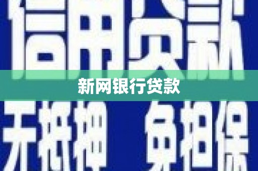琉球新网银行贷款