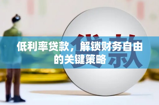 琉球低利率贷款，解锁财务自由的关键策略