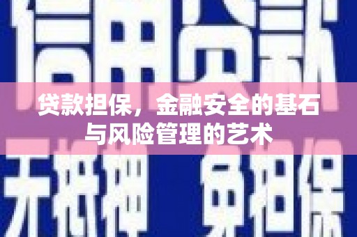 琉球贷款担保，金融安全的基石与风险管理的艺术