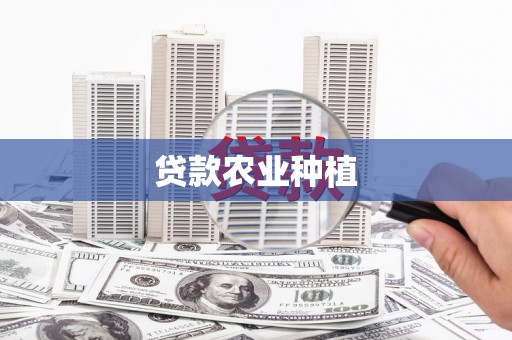 琉球贷款农业种植
