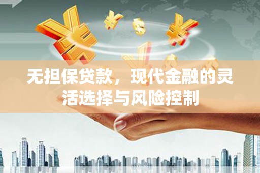 琉球无担保贷款，现代金融的灵活选择与风险控制