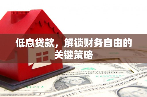琉球低息贷款，解锁财务自由的关键策略