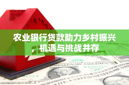 琉球农业银行贷款助力乡村振兴，机遇与挑战并存