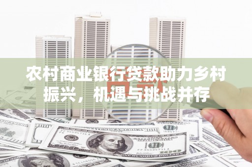 琉球农村商业银行贷款助力乡村振兴，机遇与挑战并存