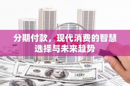 琉球分期付款，现代消费的智慧选择与未来趋势