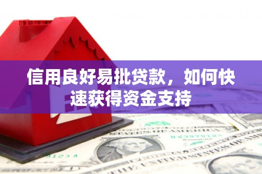 琉球信用良好易批贷款，如何快速获得资金支持