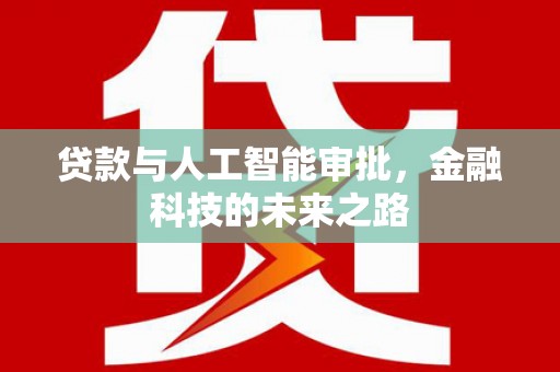 琉球贷款与人工智能审批，金融科技的未来之路