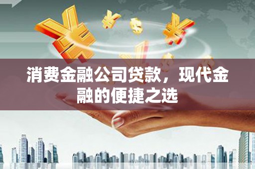 琉球消费金融公司贷款，现代金融的便捷之选