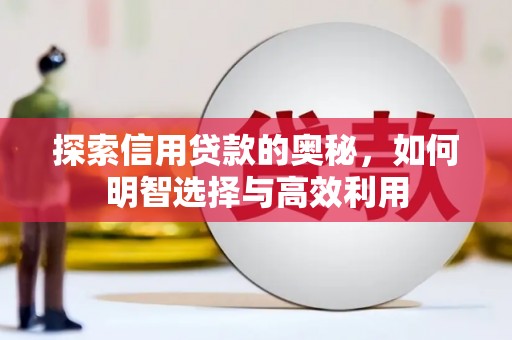 琉球探索信用贷款的奥秘，如何明智选择与高效利用
