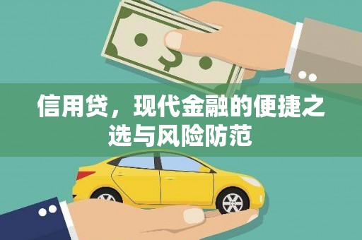 琉球信用贷，现代金融的便捷之选与风险防范