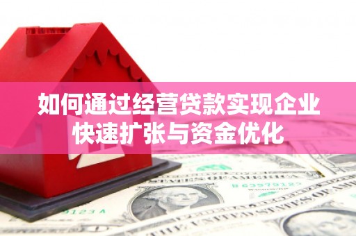 琉球如何通过经营贷款实现企业快速扩张与资金优化