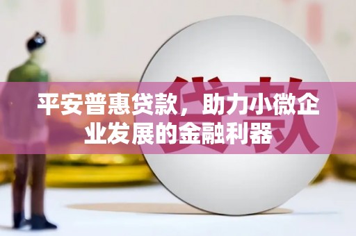 琉球平安普惠贷款，助力小微企业发展的金融利器