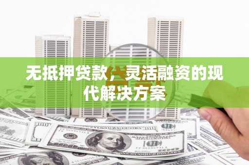 琉球无抵押贷款，灵活融资的现代解决方案