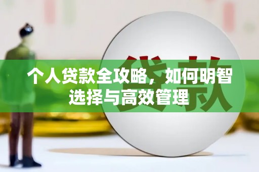 琉球个人贷款全攻略，如何明智选择与高效管理