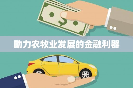 琉球助力农牧业发展的金融利器